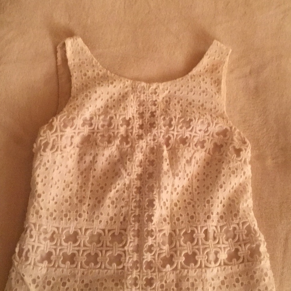 White Eyelet Lilly Pulitzer dress
